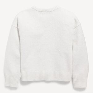 OLD NAVY White Fluffy Sweater Womens